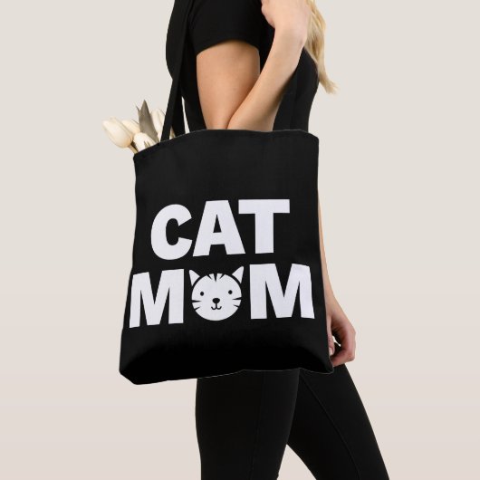 CAT-MAMA-Totbeutel (schwarz) Tasche (Von Nahem)