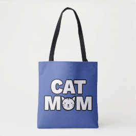 CAT MAMA Tote Bag (blau) Tasche