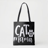Cat Mama Tote Bag Tasche (Vorderseite)