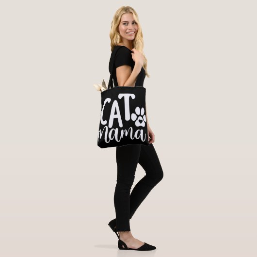Cat Mama Tote Bag Tasche (Am Model)