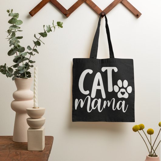 Cat Mama Tote Bag Tasche