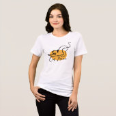 Cat Mama Tri-Blend Shirt (Vorderseite voll)
