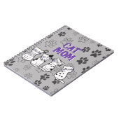 Cat Mama und Paws Notebook Notizblock (Linke Seite)