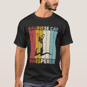 Cat Mama Vater Whisperer Balinese Cat T-Shirt
