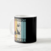 Cat Mama Vater Whisperer Himalayan Cat Kaffeetasse (Vorderseite Links)