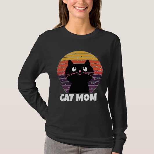 CAT-MAMA VINTAGE RETRO-ACHTGHTIES-80er-T - Shirt (Vorderseite)