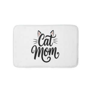 Cat Mama Whiskys und Ohren Badematte