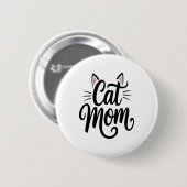 Cat Mama Whiskys und Ohren Button (Vorne & Hinten)
