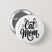 Cat Mama Whiskys und Ohren Button (Vorne & Hinten)