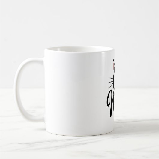 Cat Mama Whiskys und Ohren Kaffeetasse (Links)