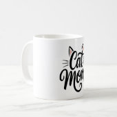 Cat Mama Whiskys und Ohren Kaffeetasse (Vorderseite Links)