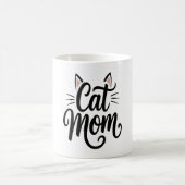 Cat Mama Whiskys und Ohren Kaffeetasse (Mittel)