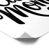 Cat Mama Whiskys und Ohren Poster (Ecke)