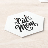 Cat Mama Whiskys und Ohren Untersetzer (angewinkelt)
