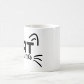 Cat Mama with Ears Coffee Tasse - Niedliches Cat M (Mittel)