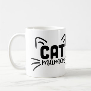 Cat Mama with Ears Coffee Tasse - Niedliches Cat M