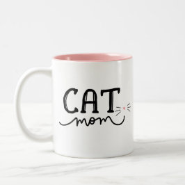 Cat Mama Zwei-Tone-Kaffee-Tasse Zweifarbige Tasse