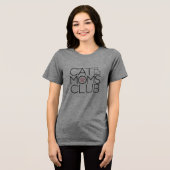 Cat Mamas Club Tri-Blend Shirt (Vorderseite voll)