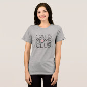 Cat Mamas Club Tri-Blend Shirt (Vorderseite voll)
