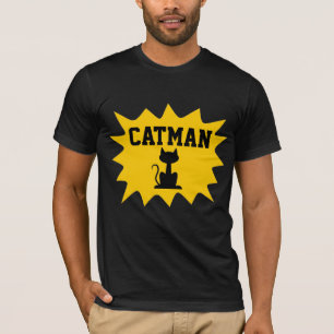 CAT MAN CATMAN CAT LOVER T - SHIRT