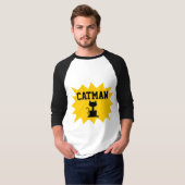CAT MAN CATMAN T - Shirt von MÄNNERN (Vorne ganz)