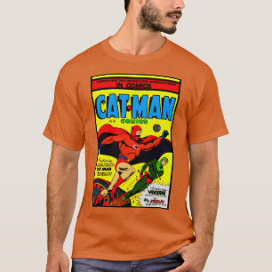 Cat-Man-Comic-T - Shirt