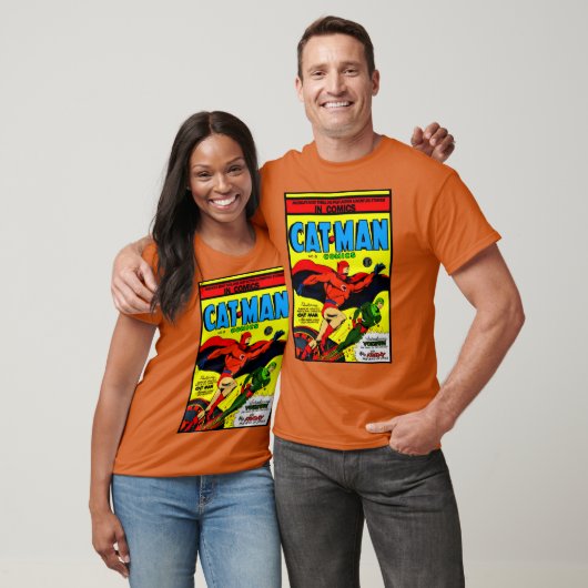 Cat-Man-Comic-T - Shirt (Unisex)