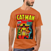 Cat-Man-Comic-T - Shirt (Vorderseite)