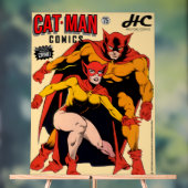 CAT-MAN Comics Acrylic Sign Acrylschild (Neutral)