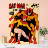 CAT-MAN Comics Acrylic Sign Acrylschild (Hochzeit)