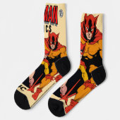 CAT-MAN Comics Socken (Linkes Detail)