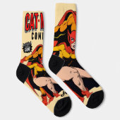 CAT-MAN Comics Socken (Rechts)