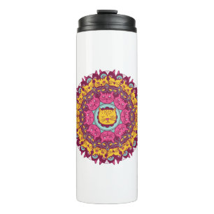Cat Mandala Thermosbecher