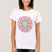 Cat Mandala Women's Basic T - Shirt (Vorderseite)