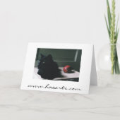 Cat & Mango-Karte Karte (Rückseite)