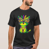 Cat Mardi Gras T-Shirt (Vorderseite)