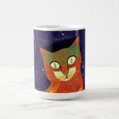 Cat-Marokko-Mosaik abstrakte Kunst bunt Kitty Verwandlungstasse (Zentrum)