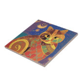 Cat-Marokko-Mosaik-Kätzchenstimmen Fliese (Seite)