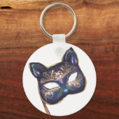 Cat Mask Schlüsselanhänger Venezianisch Mask Schlü (Vorderseite)