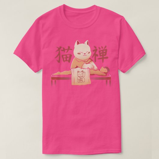 Cat Massage Shiatsu von Tobe Fonseca T-Shirt (Design vorne)