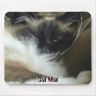 "Cat Mat" Feline Liebhaber Maus Mat Mousepad