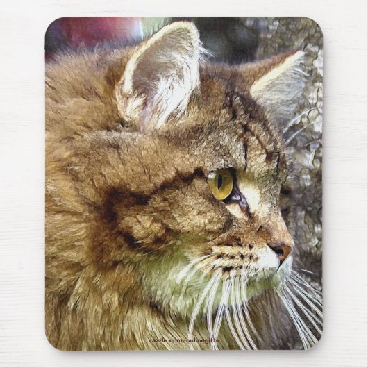"Cat Mat" Maine Coon Cat-lover Mousepad (Vorne)