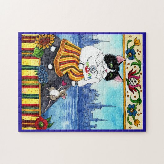 Cat Maus Estonian Folklore Puzzle (Horizontal)