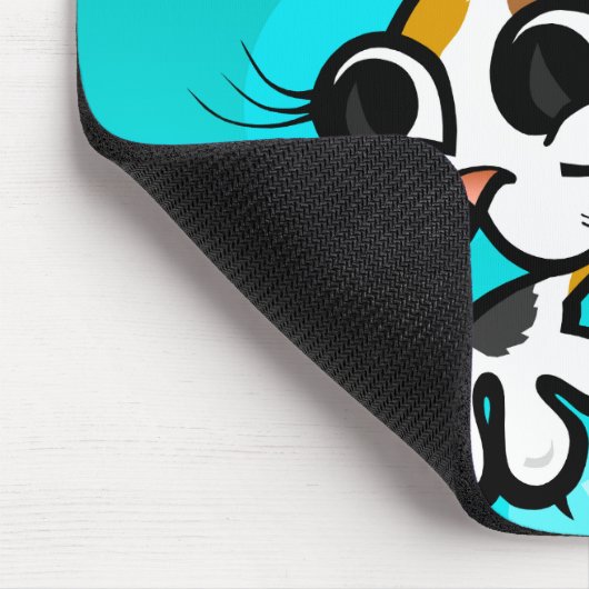 CAT-MAUSPAD MIT niedlichem CARTOON Mousepad (Ecke)
