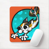 CAT-MAUSPAD MIT niedlichem CARTOON Mousepad (Mit Mouse)