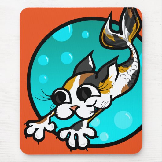 CAT-MAUSPAD MIT niedlichem CARTOON Mousepad (Vorne)