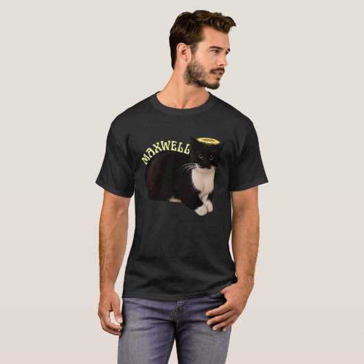 Cat Maxwell The Tuxedo Cat Meme T-Shirt (Vorne ganz)