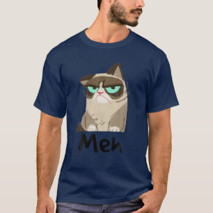 Cat Meh - Meow Funny Siamese Cat Lovers Geschenk T-Shirt