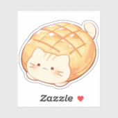 Cat Melon Brot Sticker (Blatt)