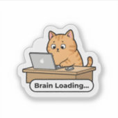 Cat Meme AI Collection Aufkleber (Vorderseite)